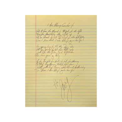 Scenarios Handwritten Lyrics