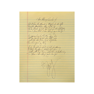 Scenarios Handwritten Lyrics