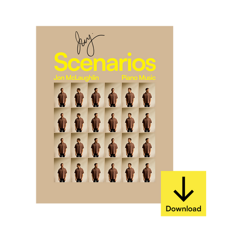 Scenarios Autographed Physical Piano Book + Download