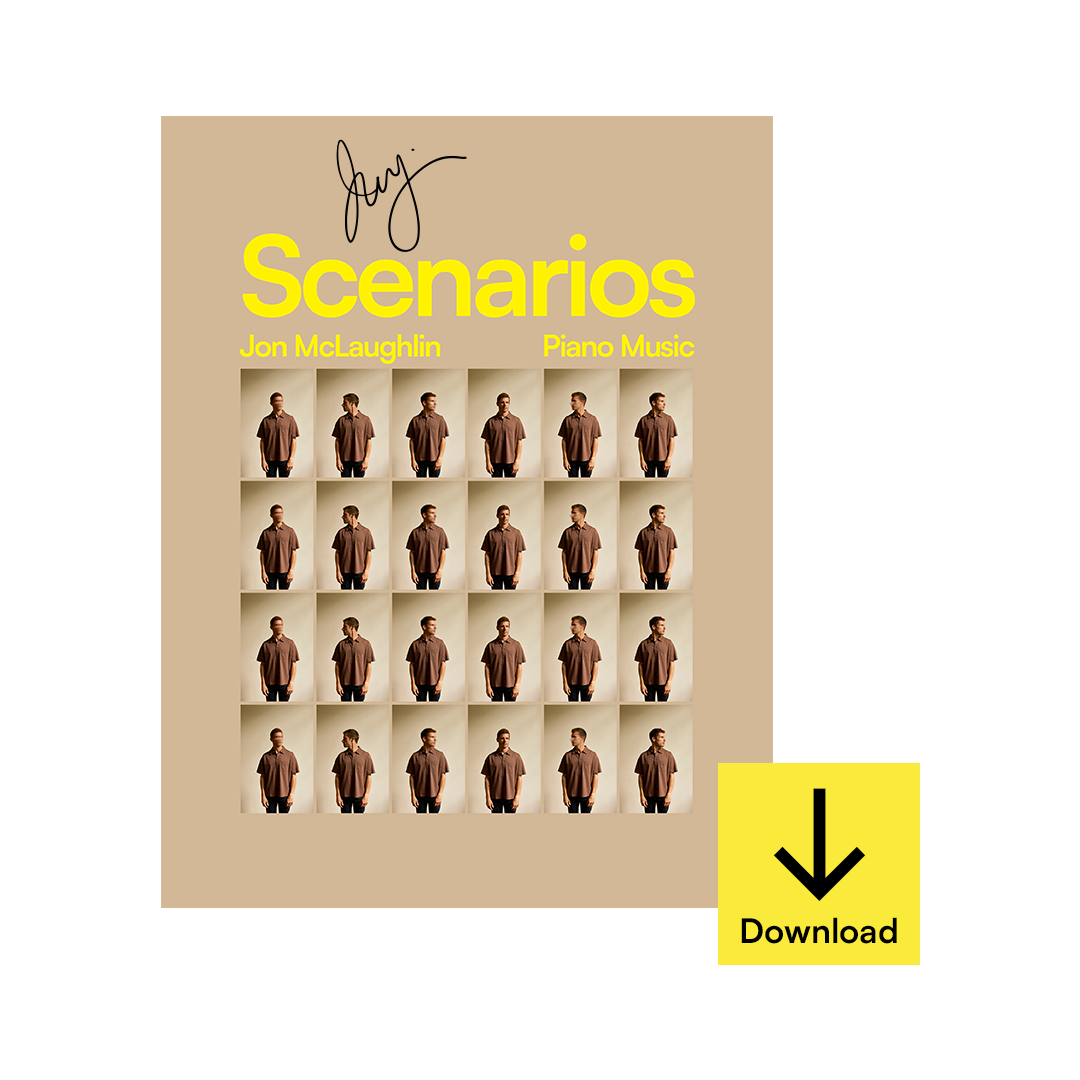 Scenarios Autographed Physical Piano Book + Download